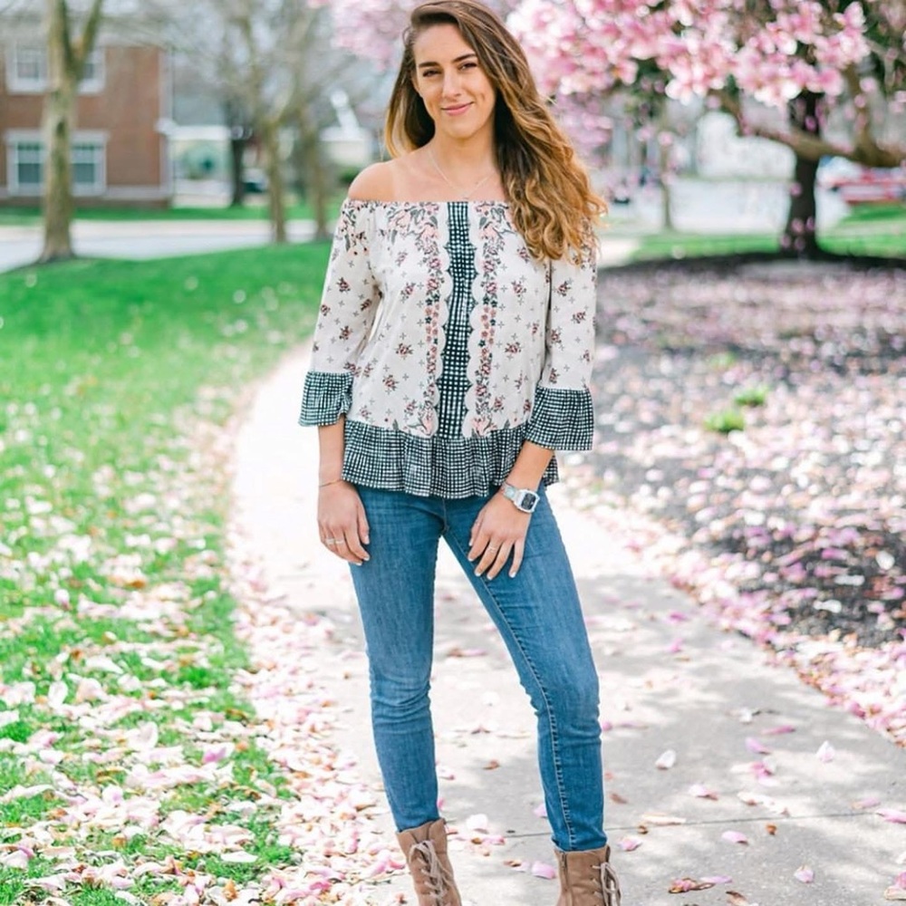 Rose checkered shirt - Picture 2 of 4